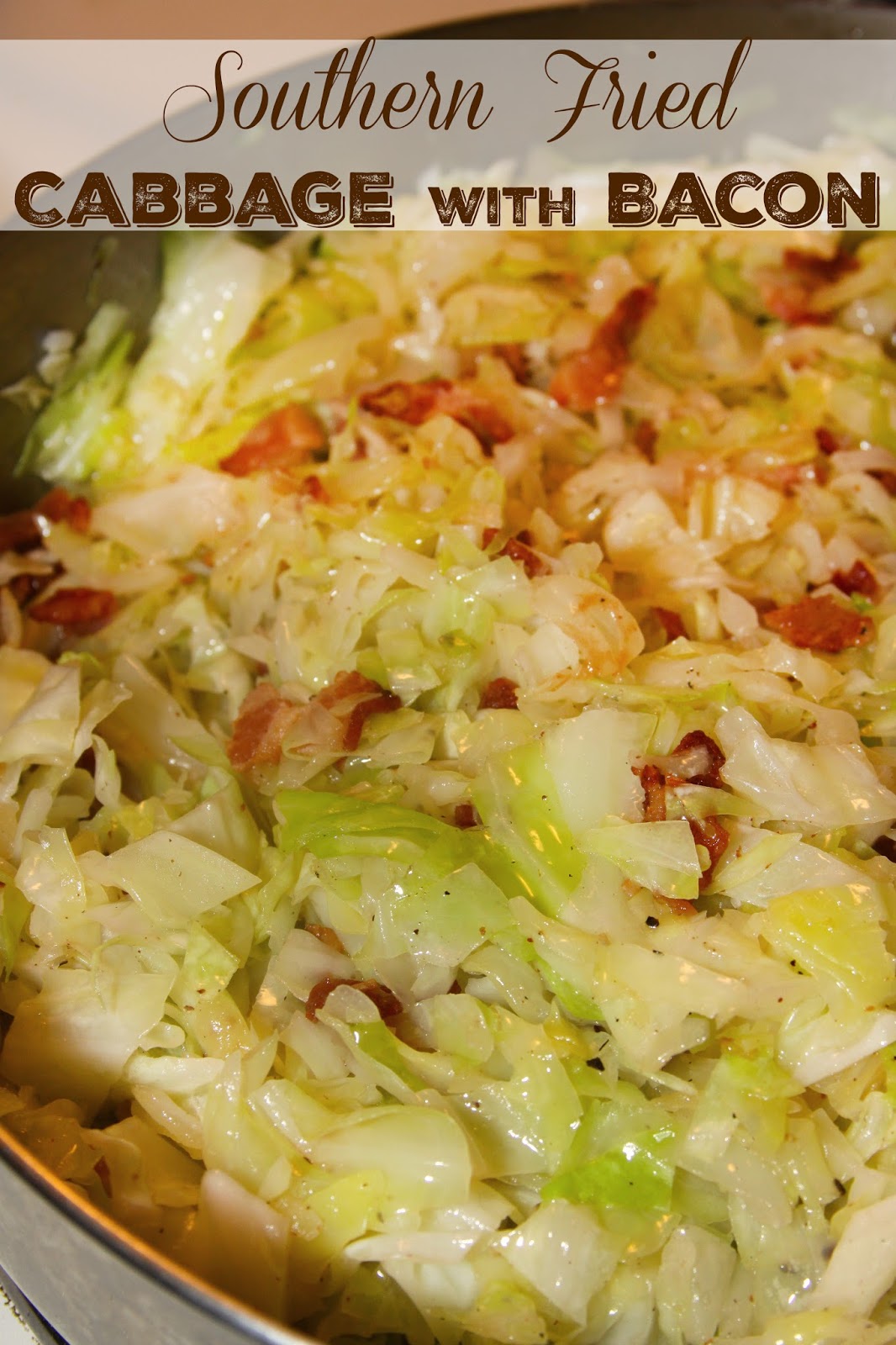 New Year's Southern Fried Cabbage - For the Love of Food