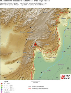 Cutremur moderat cu magnitudinea de 5,5 grade in Pakistan