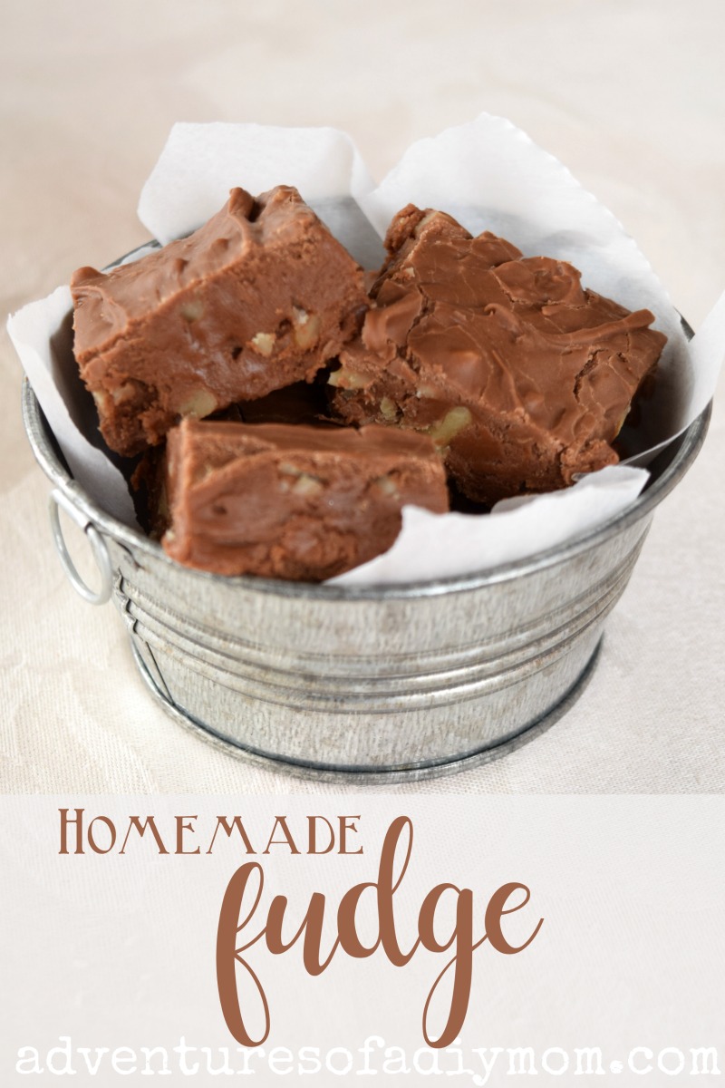 Old Fashioned Homemade Chocolate Fudge Recipe Adventures of a DIY Mom
