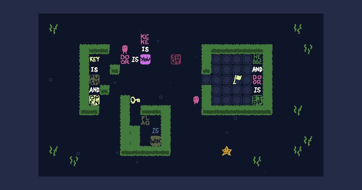 Baba Is You 攻略 TWO DOORS 二つの扉 0110