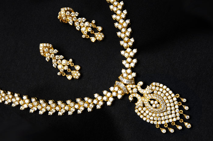 Indian Jewellery and Clothing: Beautiful diamond necklaces from ...