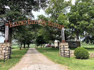gate entrance to a farm