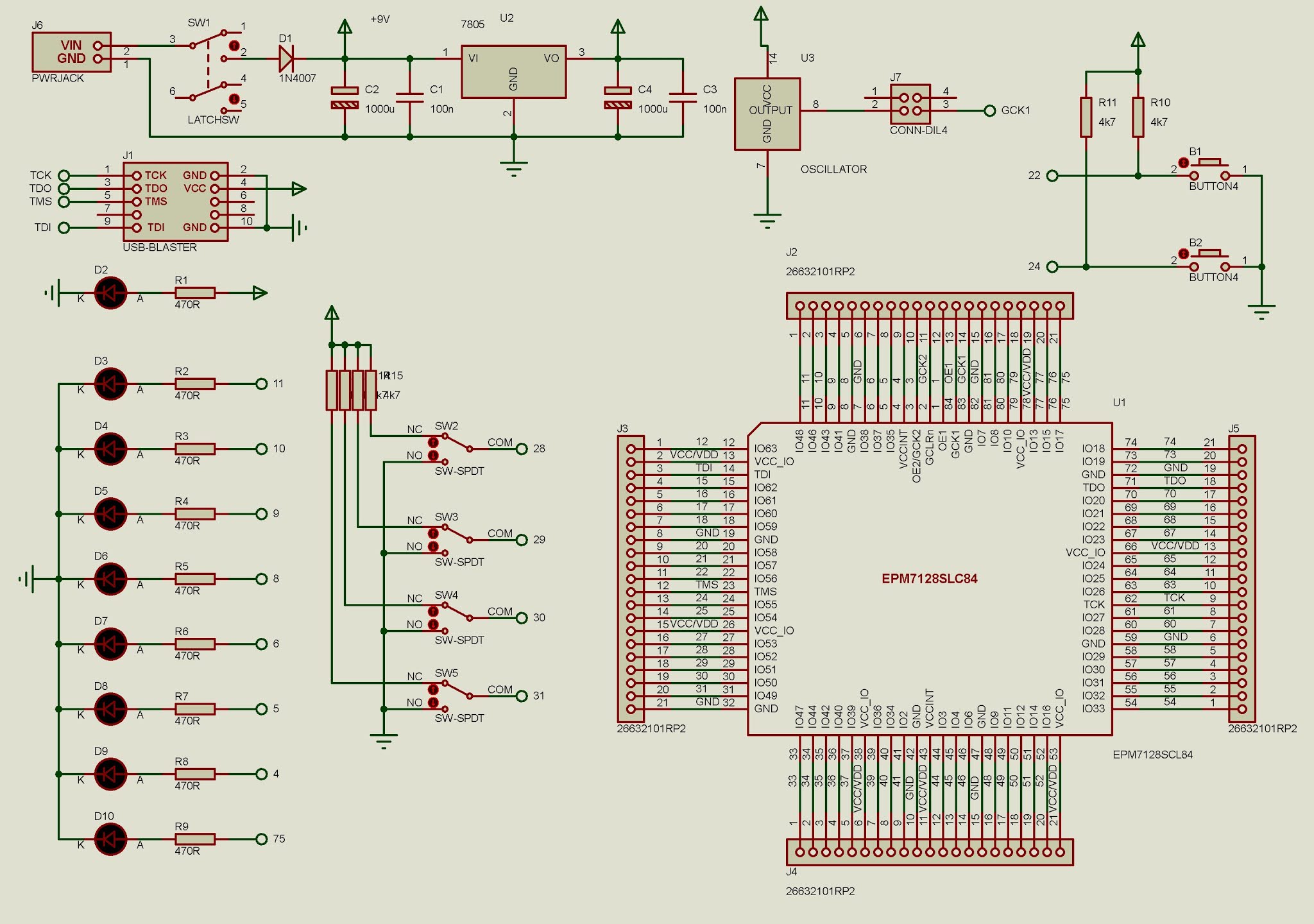 DIY Electronics Projects and Tutorials: An Altera MAX CPLD DIY Learning ...