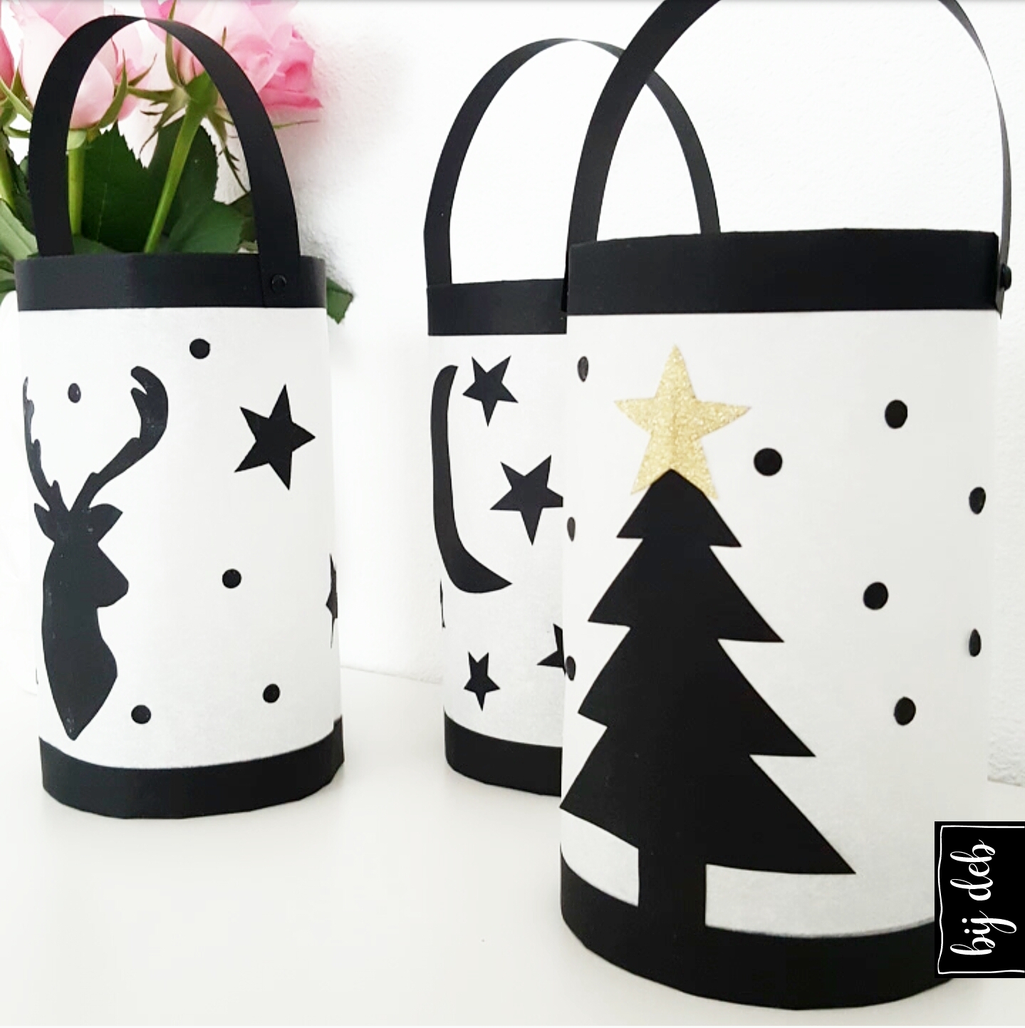 Diy Kerst Lampionnen maken..