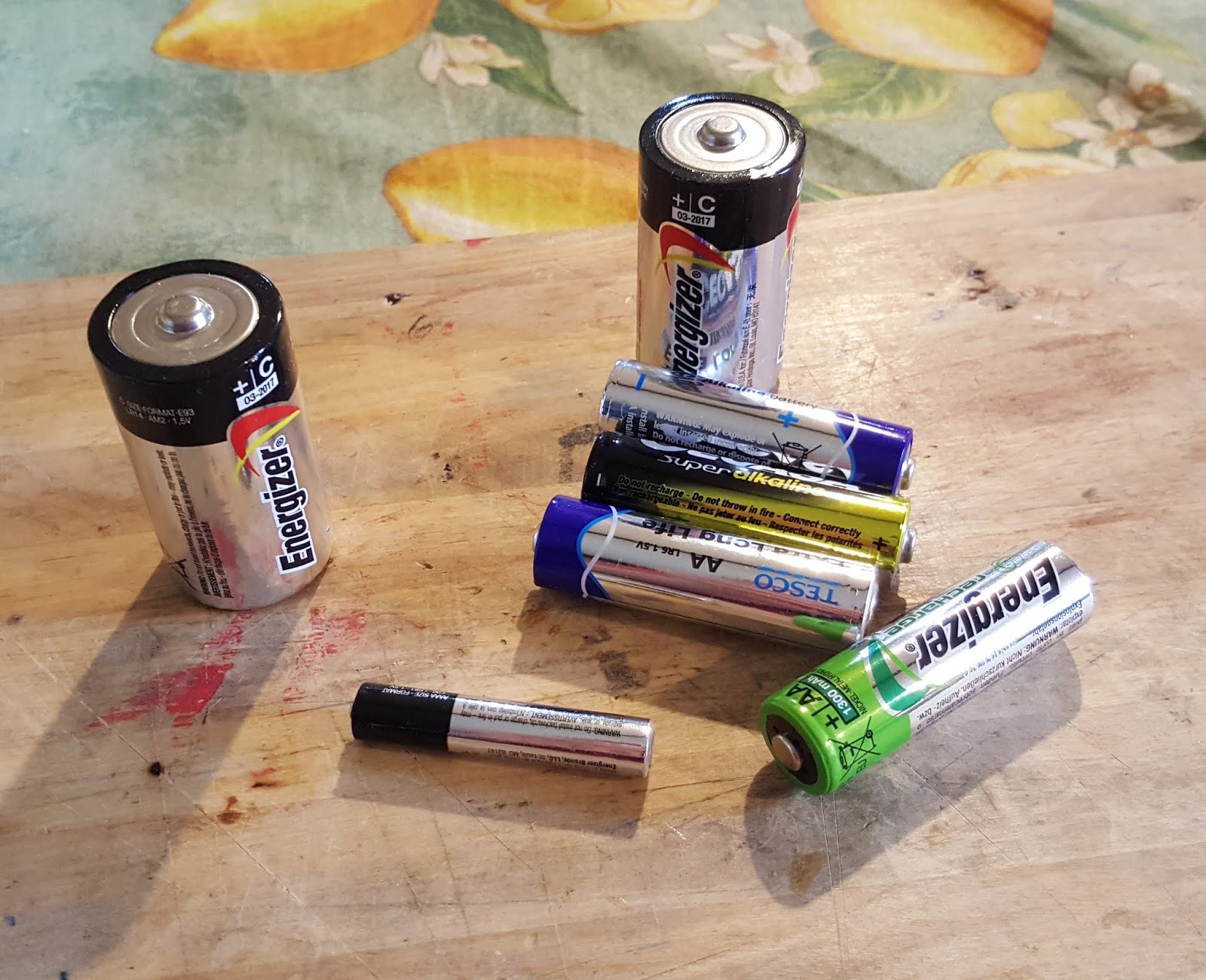 The Period Property Dead alkaline batteries