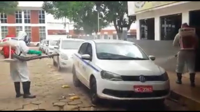 Prefeitura realiza desinfecção na rodoviária após morte de taxista por Coronavírus – VÍDEO
