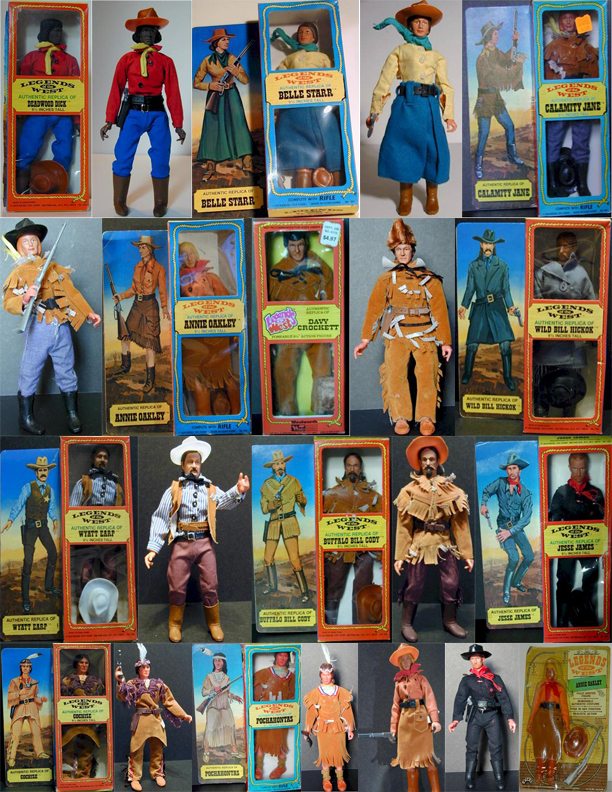 cowboy action figures from the 70's