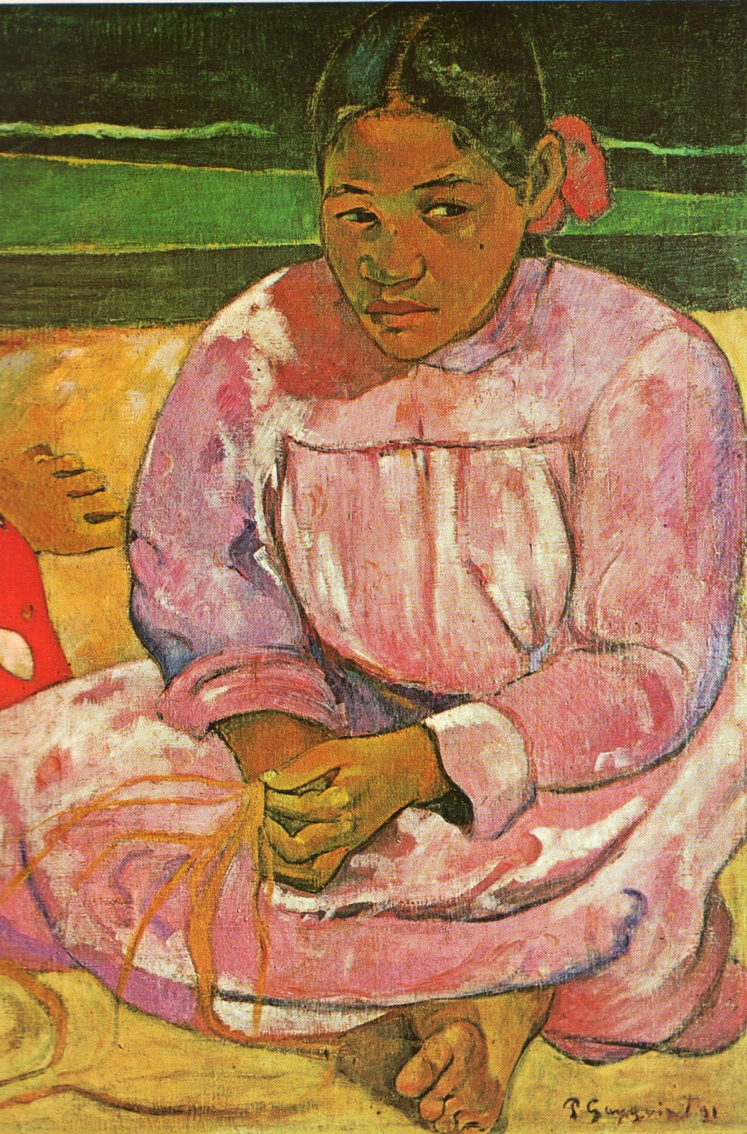 Гоген жена короля картина