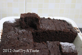 Resep Eggless Tofu Chocolate Cake: