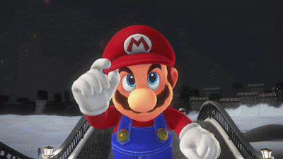 Mario Switch Cappy GIF