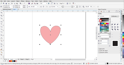 Coreldraw Warna Membuat Warna Dan Menghilangkan Garis Tepi Pada Objek Coreldraw