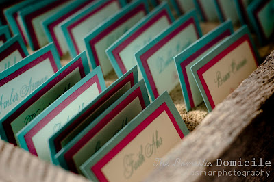 DIY Wedding Revisited: Place Cards |The Domestic Domicile