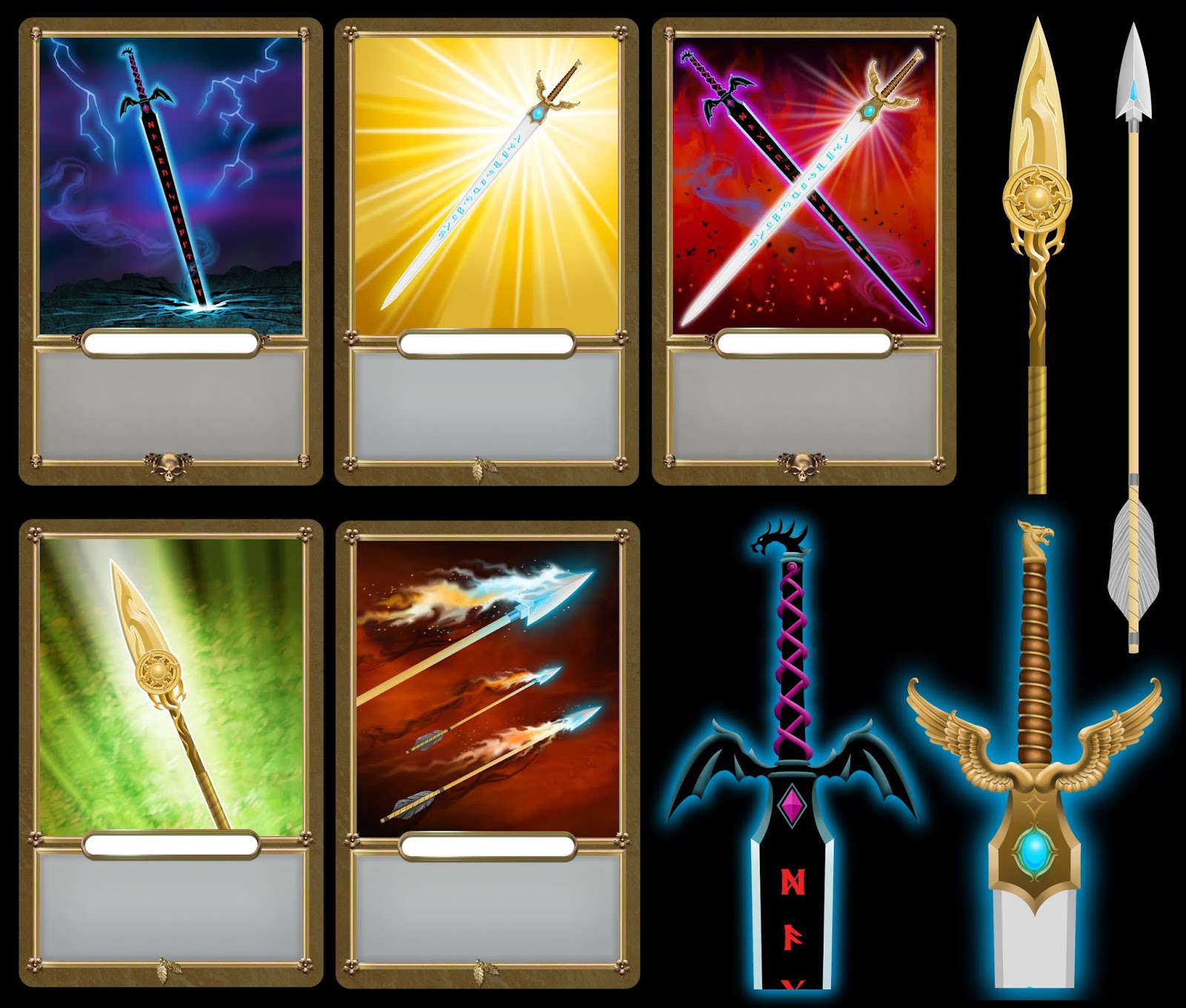 LUDstuff! Illustration "Fantasy Game Cards"