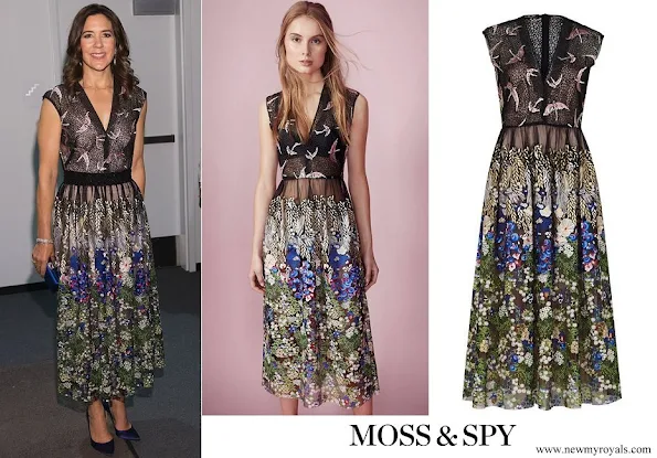 Crown Princess Mary wore Moss and Spy Eden Dress