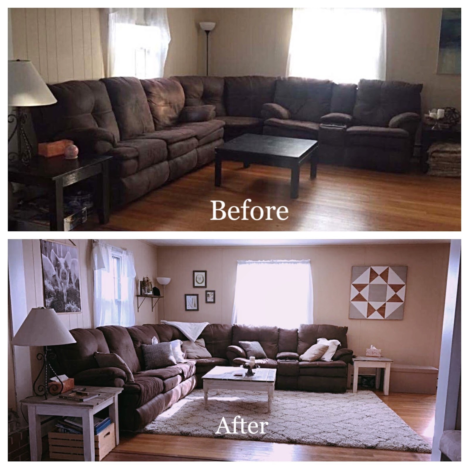 Rollo Family Farmhouse: A Farmhouse Living Room Makeover: Heather