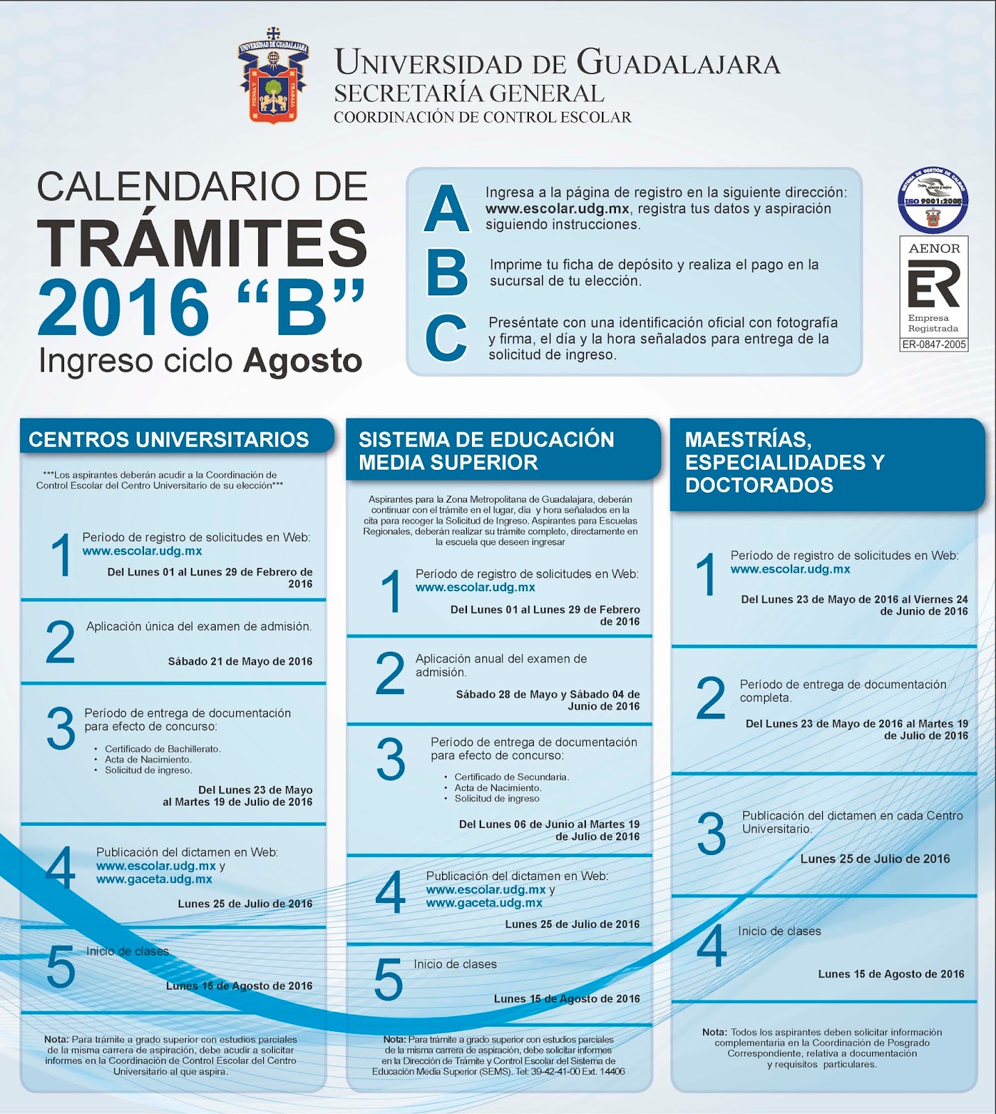 Calendario Escolar Udlap