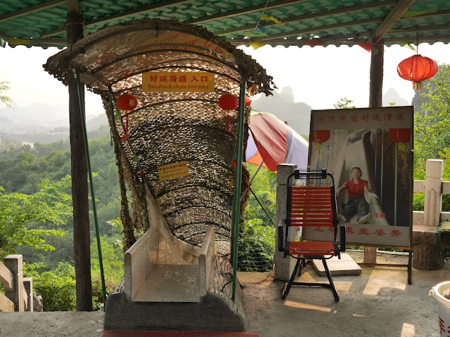 entrance to the Good Luck Slide