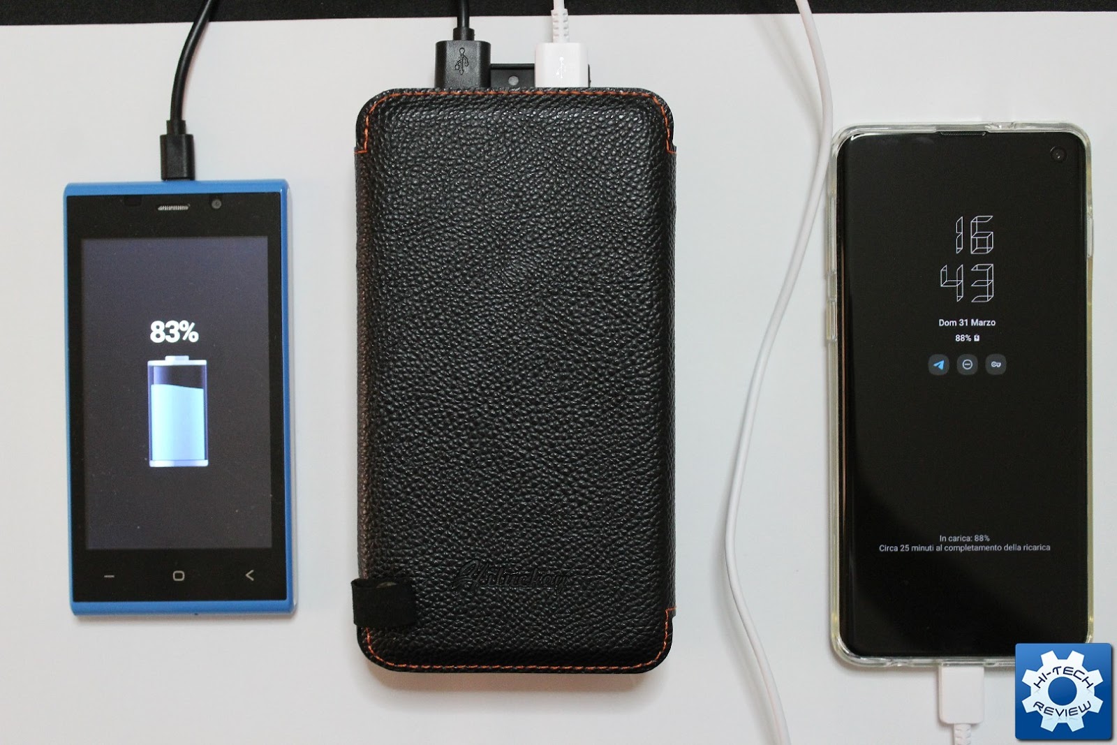 Hiluckey Solar Charger HIS025 powerbank da 25.000 mAh con 4 pannelli