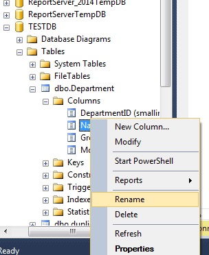 Randkowy związek: Sql rename column in query