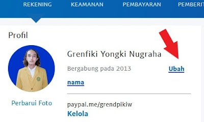 Cara Mengubah Nama PayPal pakai KTP dan SIM Cara mengganti nama di rekening paypal