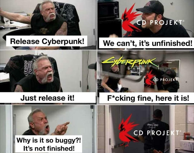 Meme Cyberpunk 2077