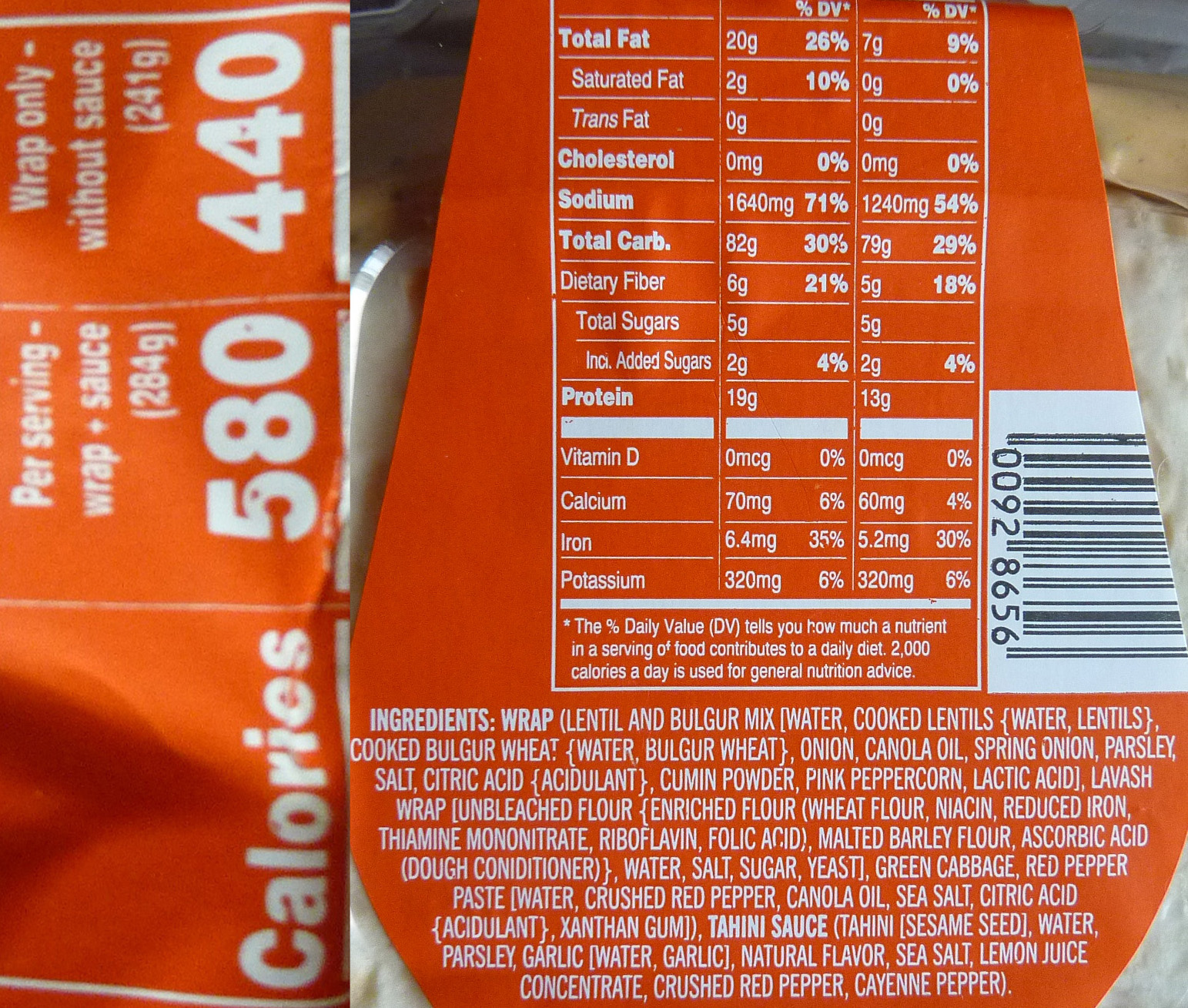 What's Good at Trader Joe's? Trader Joe's Spicy Lentil Wrap