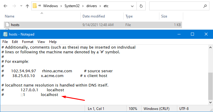 How to Solve Proxy Server Connection Error Windows 10 Hosts files