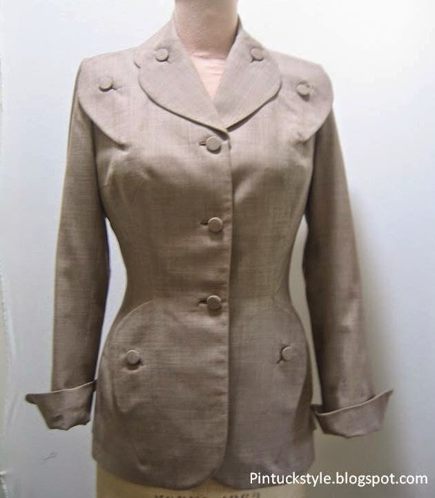 Pintucks: Irene Lentz: Jacket c. 1949