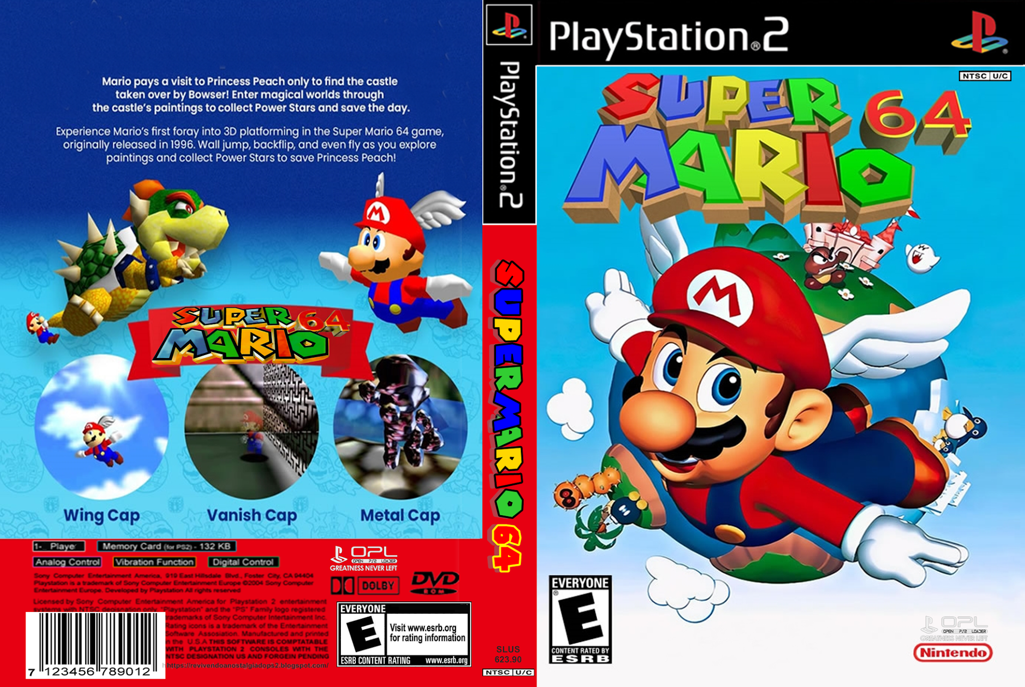 Zona Dos Jogos - Super Mario 64 (BR HD 4k PS2) DVD ISO Via