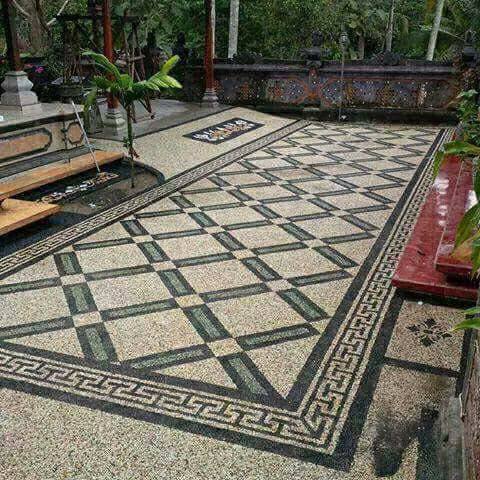 30 Model Lantai Halaman Depan Rumah - TUKANG TAMAN SURABAYA