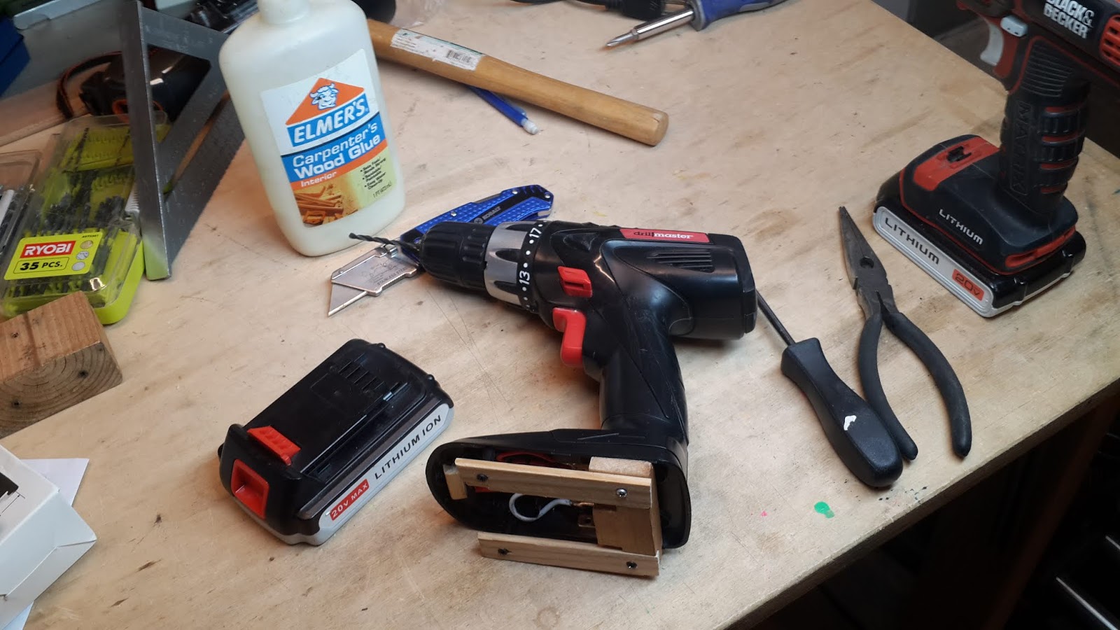 HyperGauge Revive a dead 18v drill with 20v Lithium battery