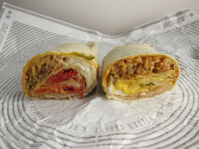 Review Taco Bell Spicy &amp; Crunchy Cheesy Core Burritos Brand Eating