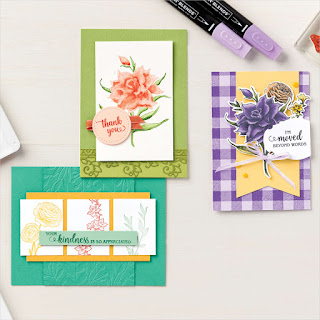 Stampin' Up! Flowering Blooms Cards #stampinup