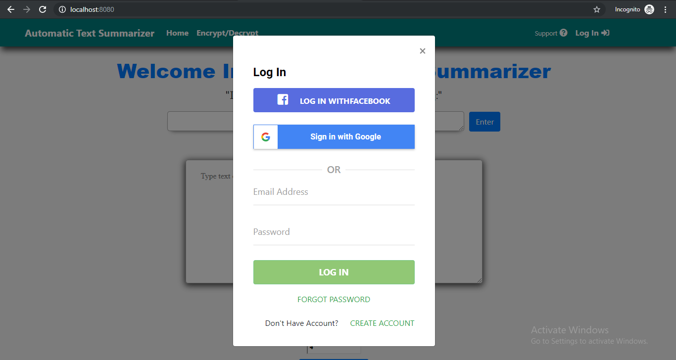 Automated Text Summarizer Project in Java Spring Boot Best final