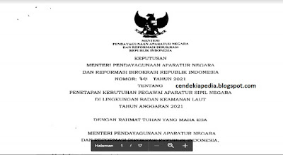 Rincian Formasi Casn Cpns Pppk Bakamla Tahun 2021 Cendekiapedia