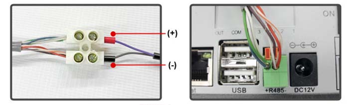 how to connect ptz camera to dvr