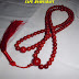 Kalung Japamala Tasbih Budha  Batu Marjan RED CORAL 108 biji 12 mm By Mall Handycraft 