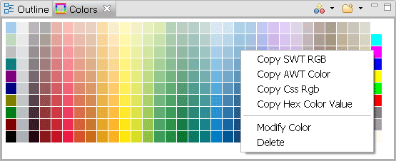 Inside Designerator: Color and Gradient for Eclipse