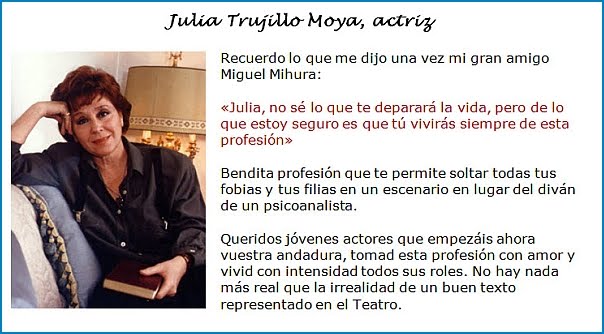Julia Trujillo Moya, actriz