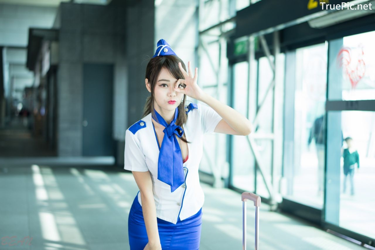 Image-Taiwan-Social-Celebrity-Sun-Hui-Tong-孫卉彤-Stewardess-High-speed-Railway-TruePic.net- Picture-48
