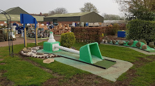 Crazy Golf at Fletchers Family Garden Centre in Eccleshall, Stafford