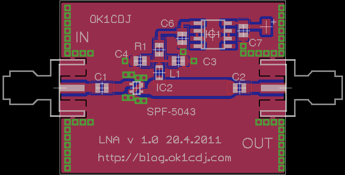 OK1CDJ's Blog: LNA s SPF5043Z I.