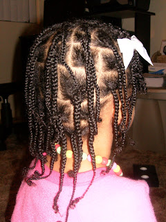 Desire to be Natural: Baby KD box braids Day One