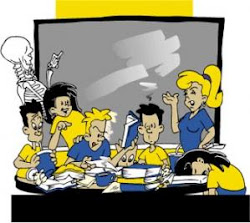 tutoring classroom management teacher cartoon students student noise math alamy clipart crowded vector college metroactive ccp programs teachers happily running