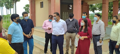 DM inspected: डीएम ने किया बोधगया सम्मेलन केन्द्र की निरीक्षण, DM inspected Bodhgaya convention center, AnjNewsMedia