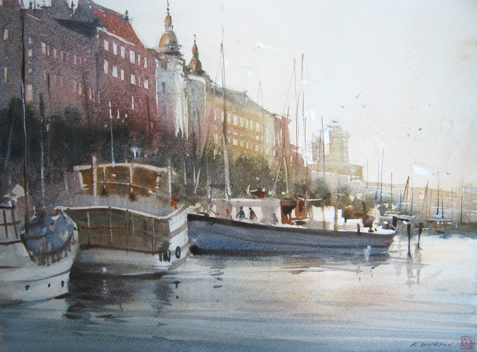 Art Of Watercolor with Sterkhov In Helsinki