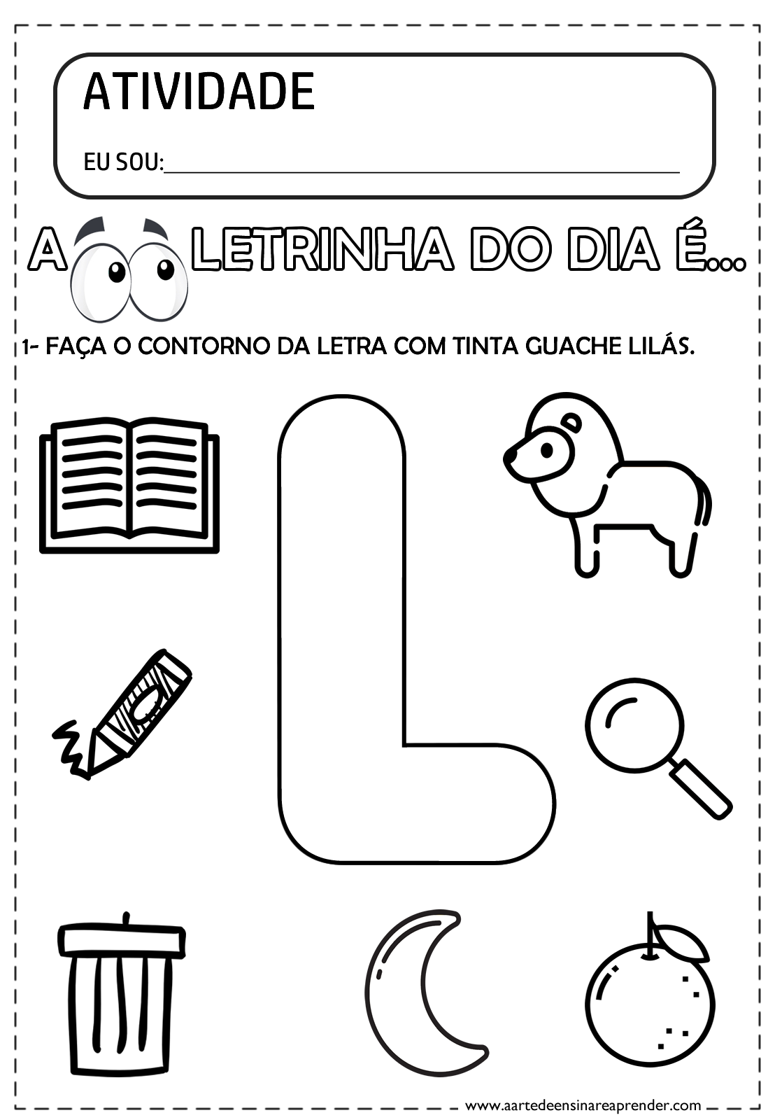 Featured image of post Atividade Da Letra L Para Educa o Infantil Esta apostila tem o valor de r 12