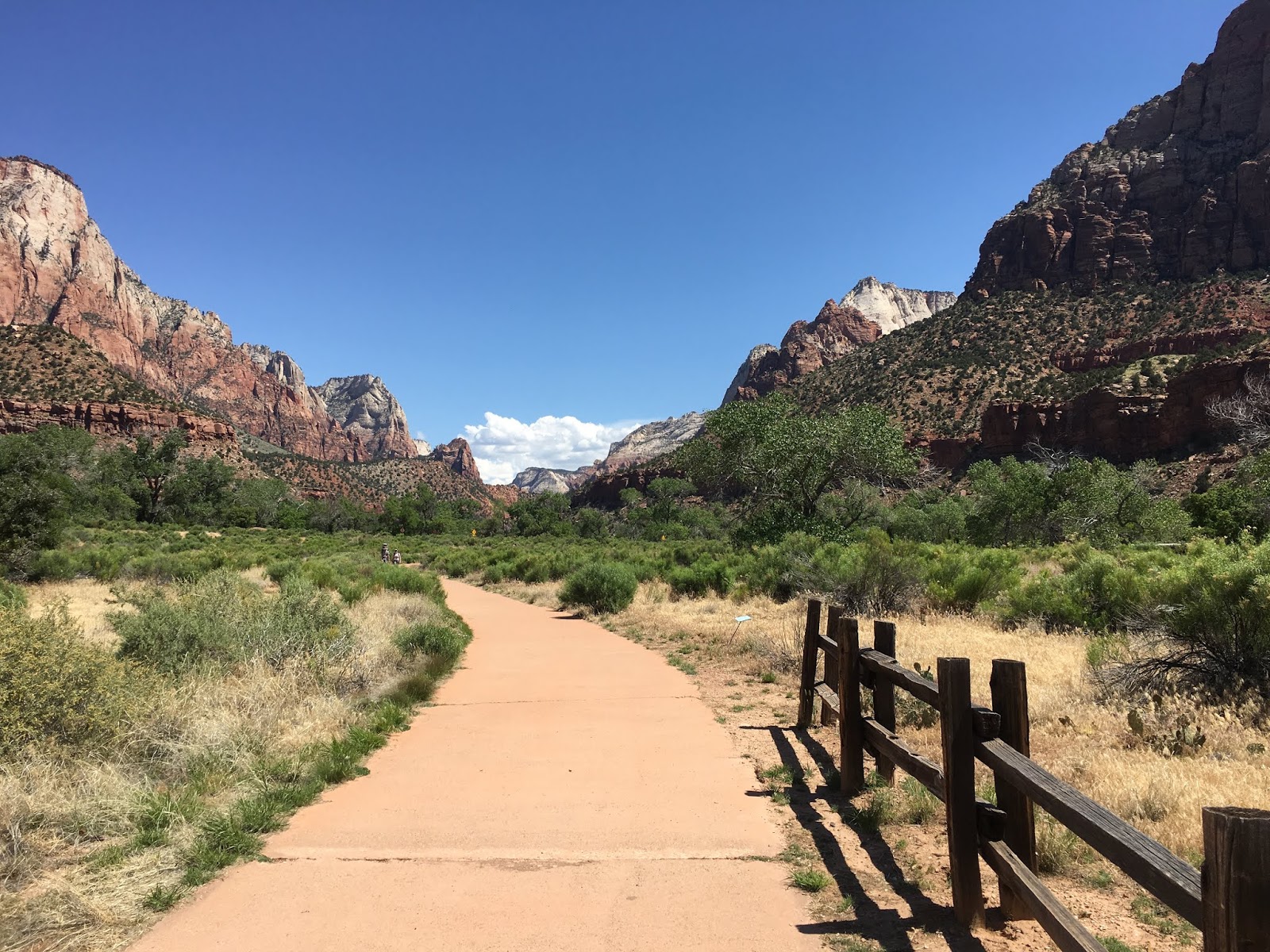 Running Routes Zion National Park Pa'rus Trail Running Route