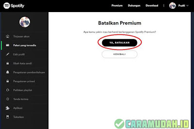10 Cara Berhenti Berlangganan Spotify di PC dan HP Android 7 3