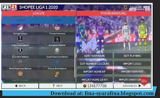 FTS 21 Mod Shopee Liga 1 Indonesia & Full Liga Eropa 2020 - 2021 Apk FTS 21 Mod Shopee Liga 1 Indonesia & Full Liga Eropa 2020 - 2021 Apk